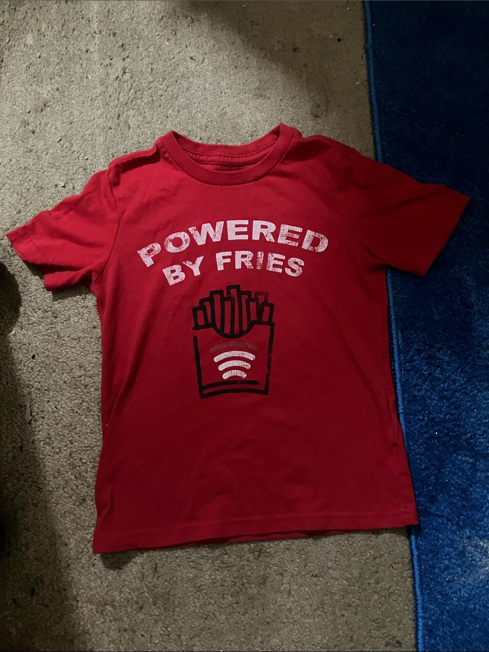 wonder nation Red 'Powered by Fries' Graphic Tee